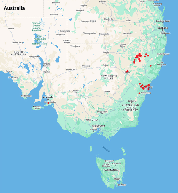 collecting locality map for 'Roy, S.K.'